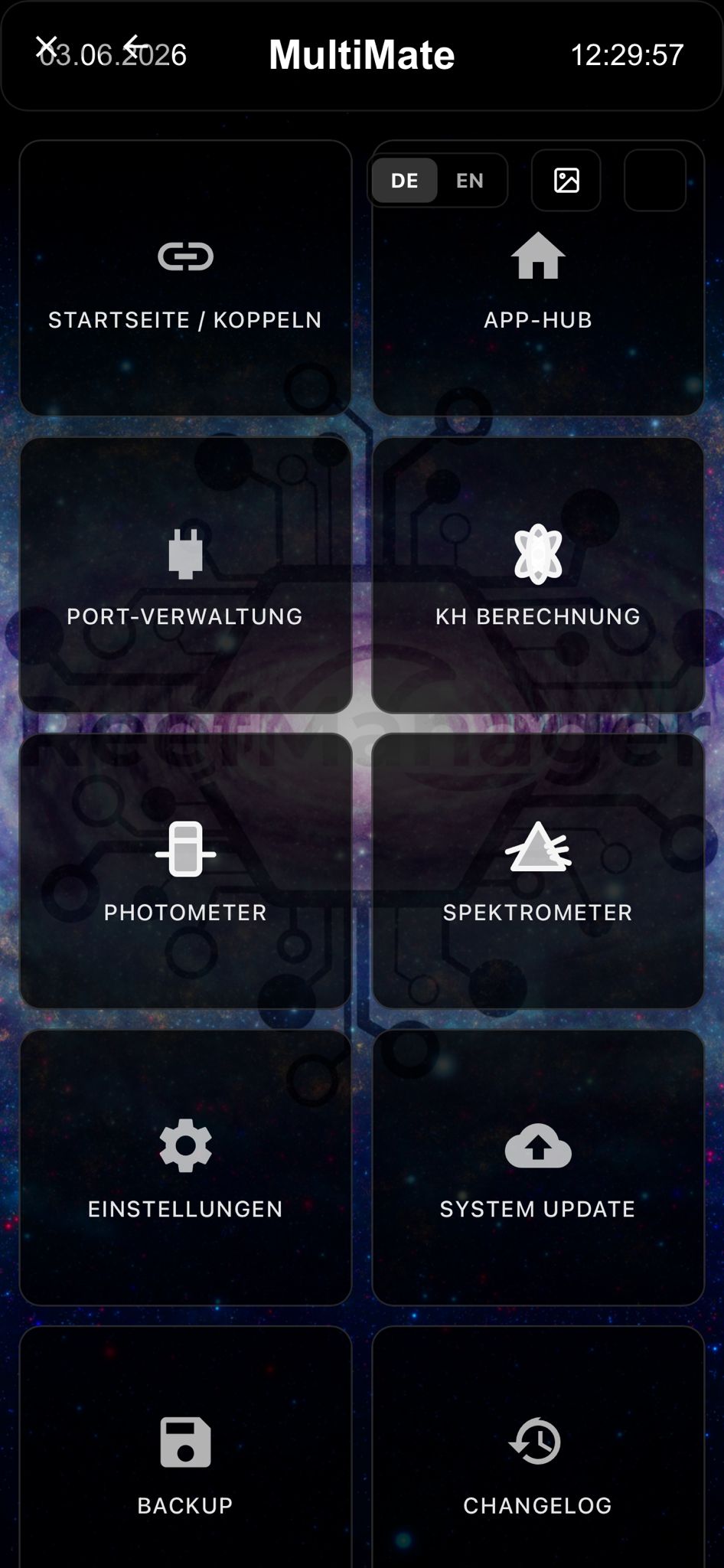 MultiMate Web Interface 4