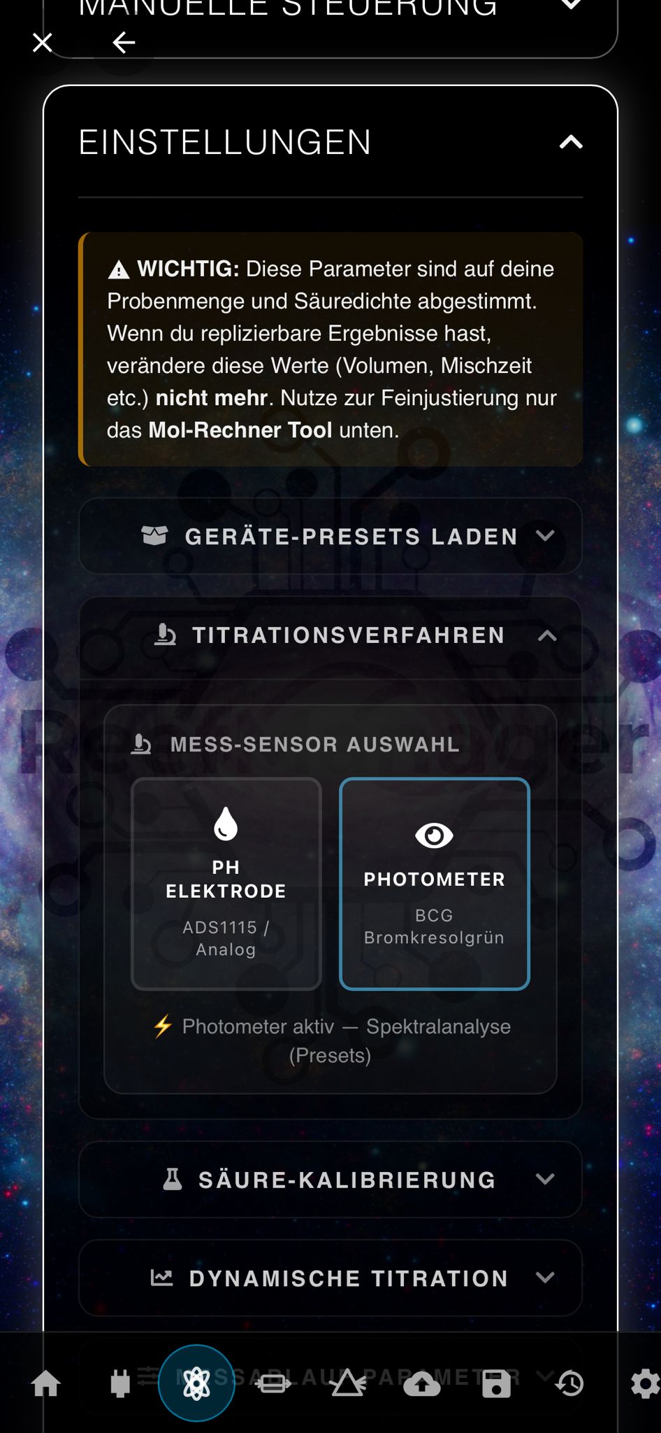 MultiMate Web Interface 9