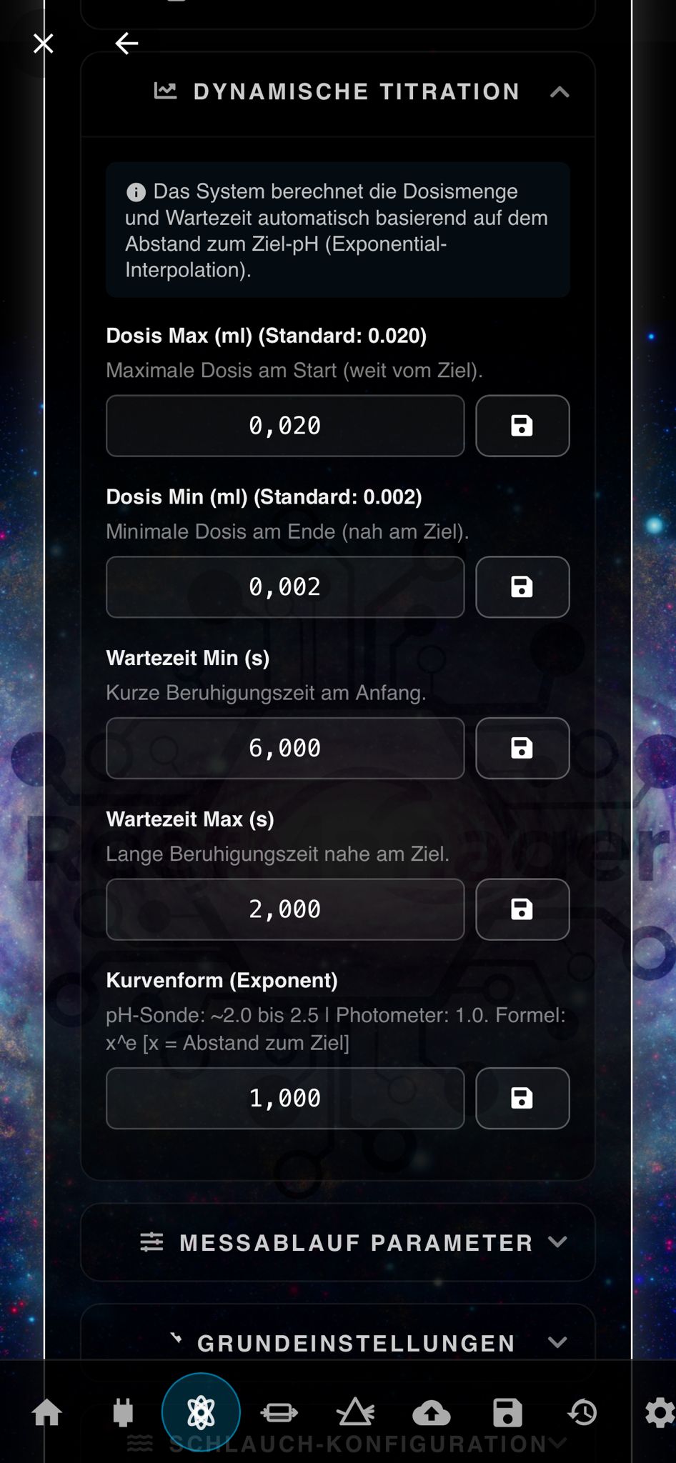MultiMate Web Interface 16