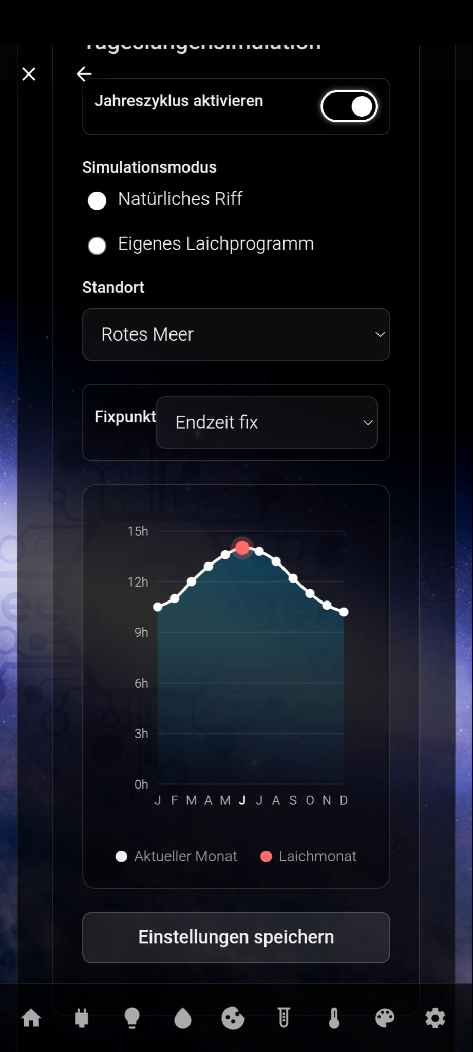 Web-Oberfläche Screenshot