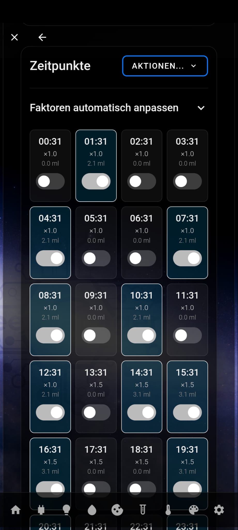 Web-Oberfläche Screenshot