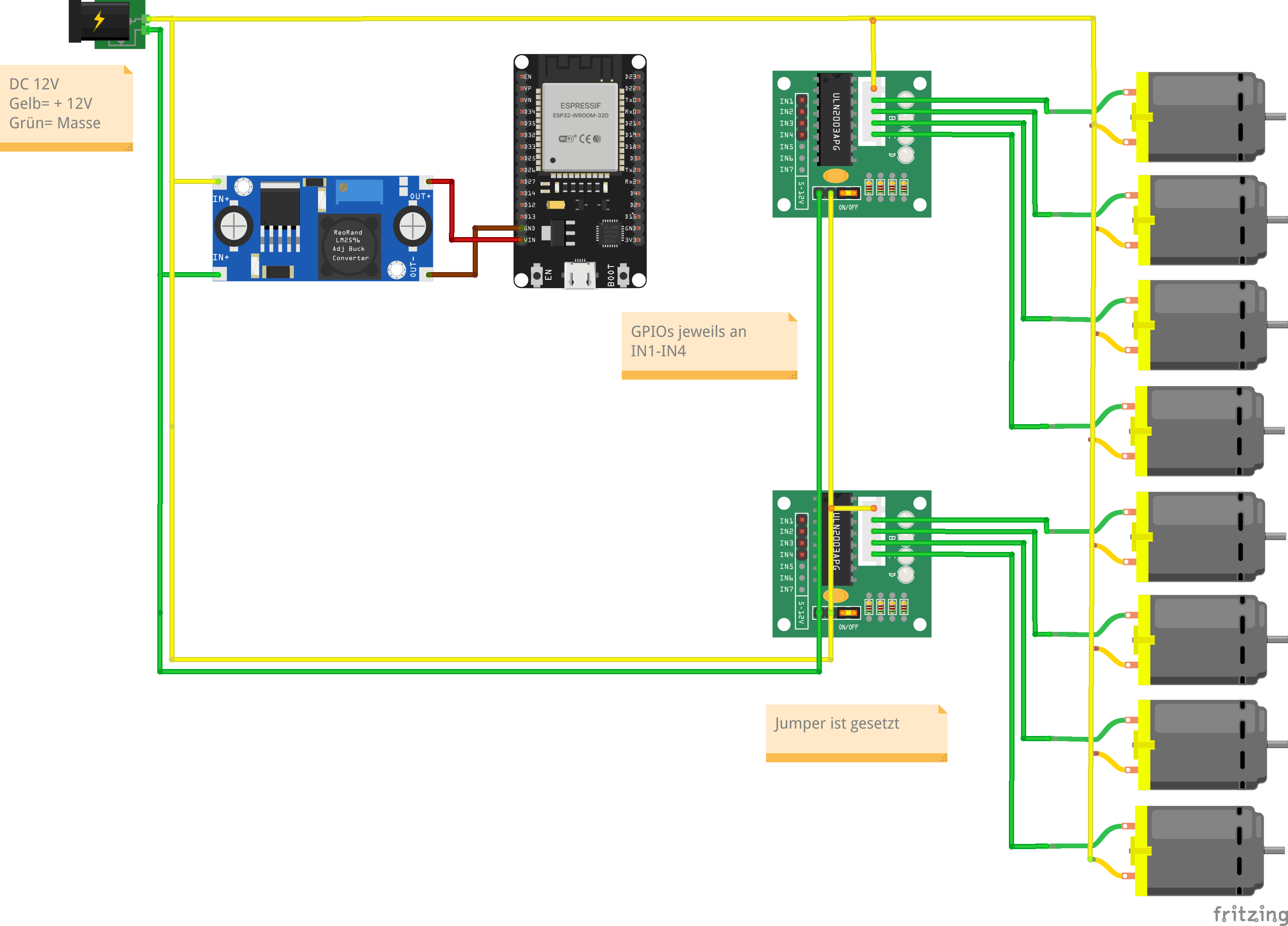 Schaltplan für Doser only mit ULN